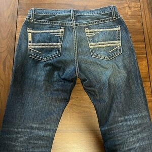 Cinch Men's Dark Blue Straight Jeans